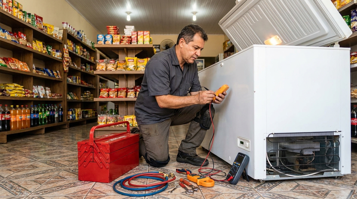 Ajuste de Temperatura do Freezer em Divinópolis‑MG